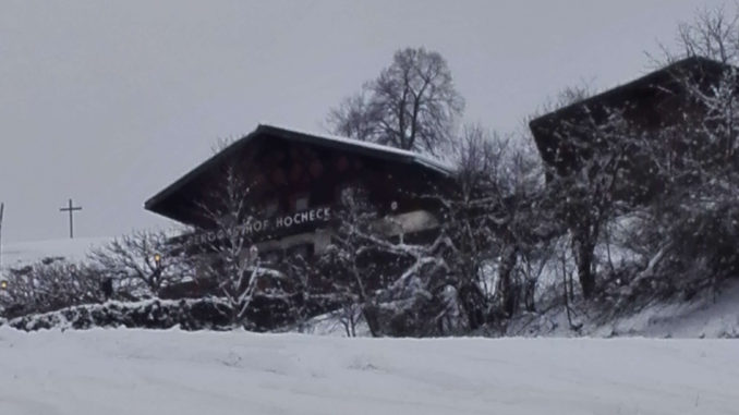 Bild Berggasthof Hocheck Skiabfahrt